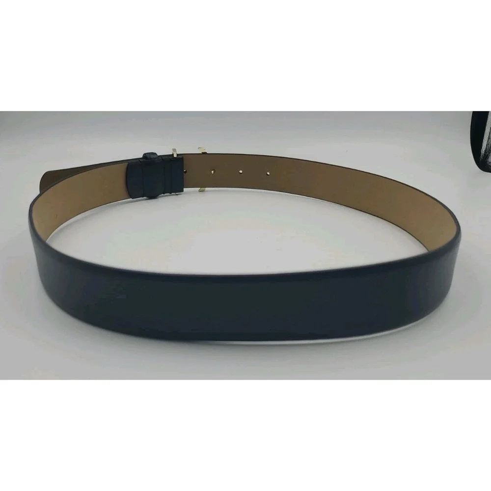 Talbots navy leather